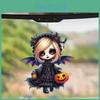 Car Accessories Halloween Acrylic Witch Hanging Decora Holiday Interior Vehicle