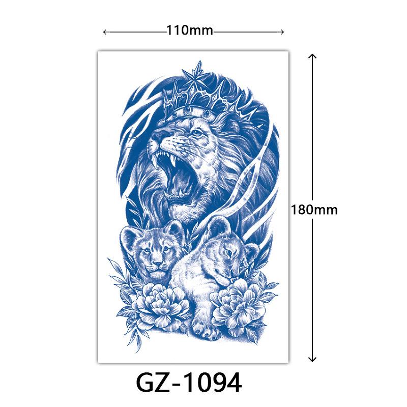 Juice Tattoo Stickers, Herbal Tattoo Stickers, Semi-Permanent English Letter Tattoo Stickers Tattoo