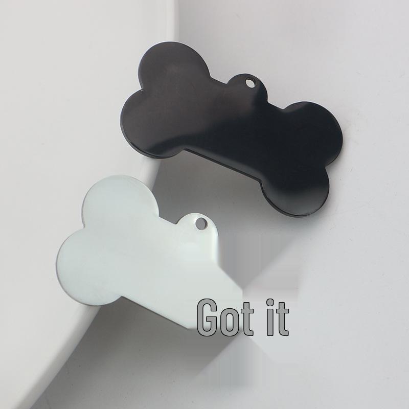 Personalized Engraved Pet Dog ID Tag with Bell and Necklace Collar for Cats and Dogs