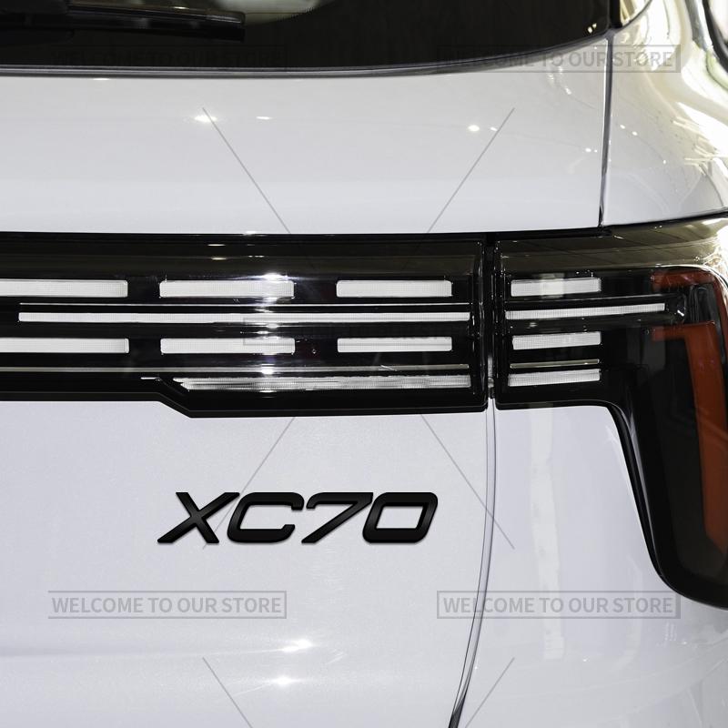 3D Car Styling For Volvo XC40 XC60 XC70 XC90 S60 S90 V70 V60 V40 AWD Glossy Black Emblem Badge Metal Stickers Rear Trunk Decals