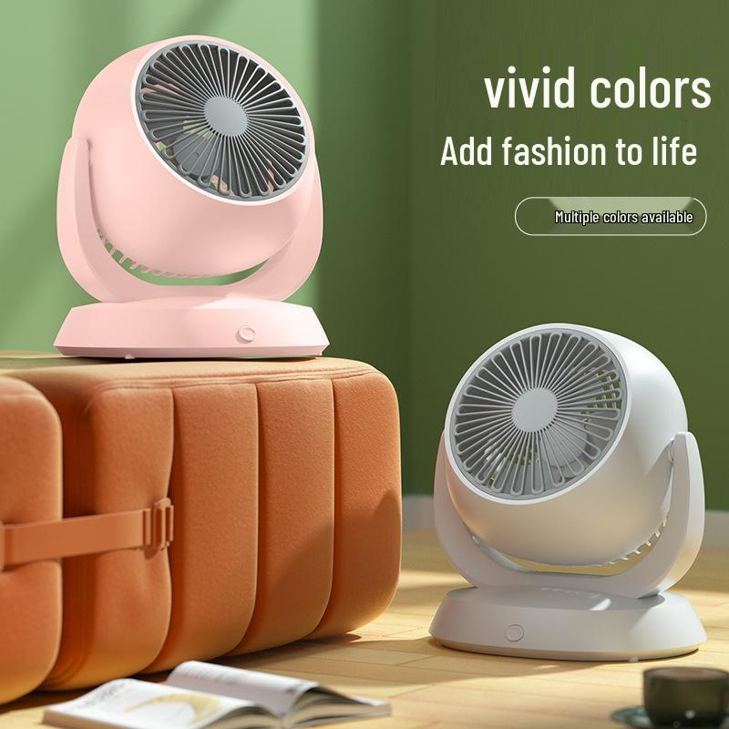 Compact USB-Powered Desktop Air Circulator Fan