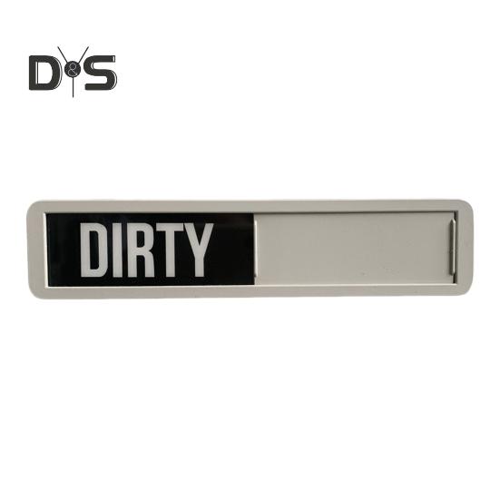 

Грязно-чистый магнит для посудомоечной машины цинковый сплав легко читаемый слайд для посудомоечной машины грязно-чистый магнитный индикаторный знак кухонное украшение E