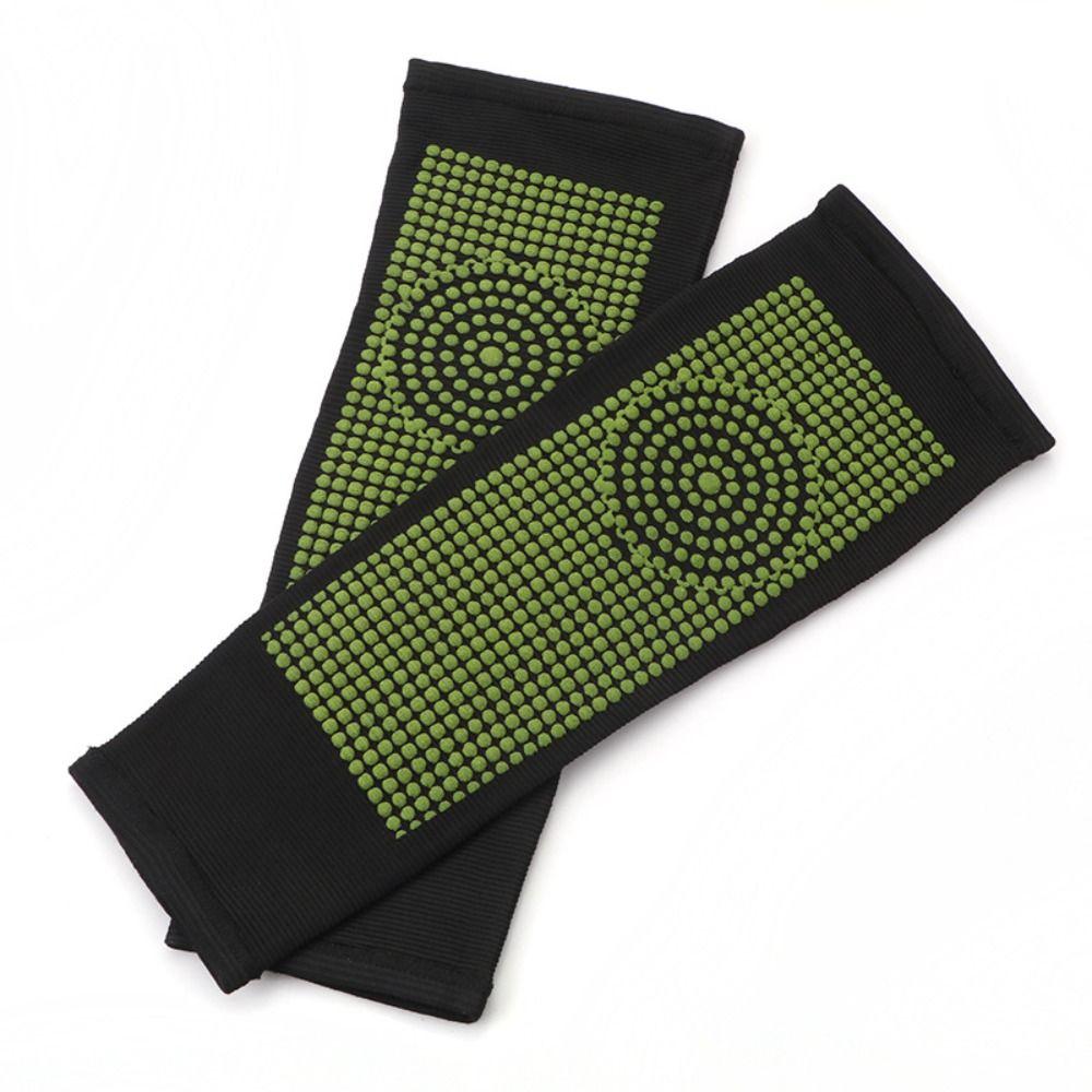 Knee Brace Wireless Heated Dot Matrix Knee Pads Tourmaline Knee Support Sports Kneepad Knee Wrap black-single-side