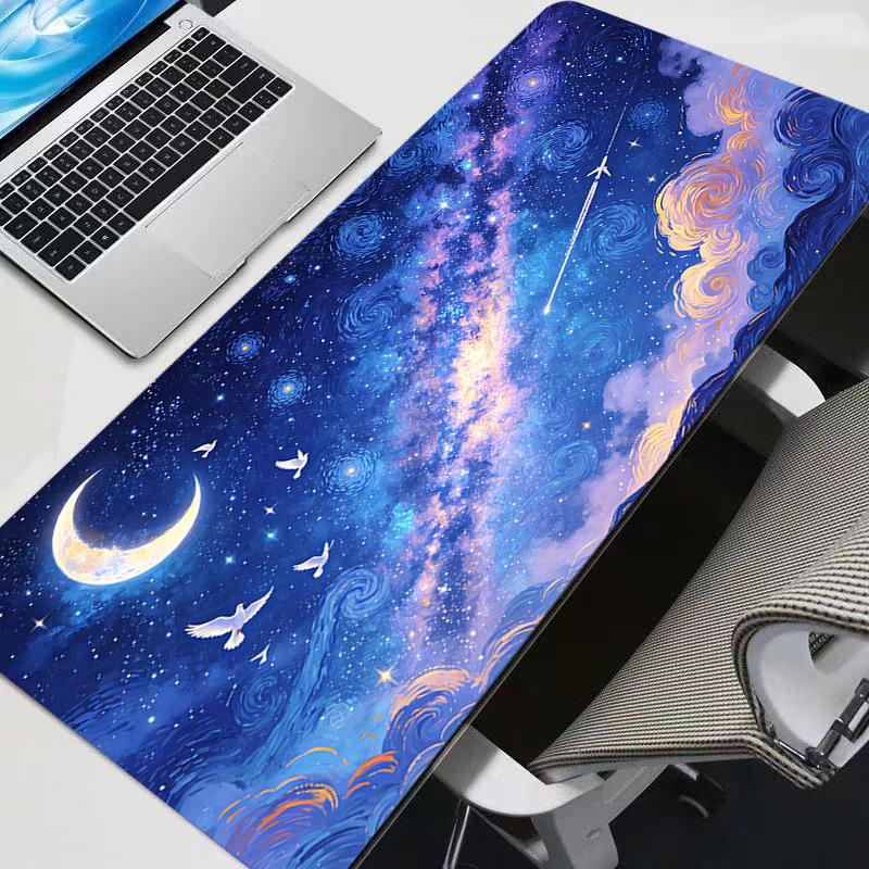 Mouse Pad Abstract Oil Painting Xl Lockedge Large Gaming Accessories Computer Gamer Keyboard Mouse Mat Desk Mousepad For Csgo