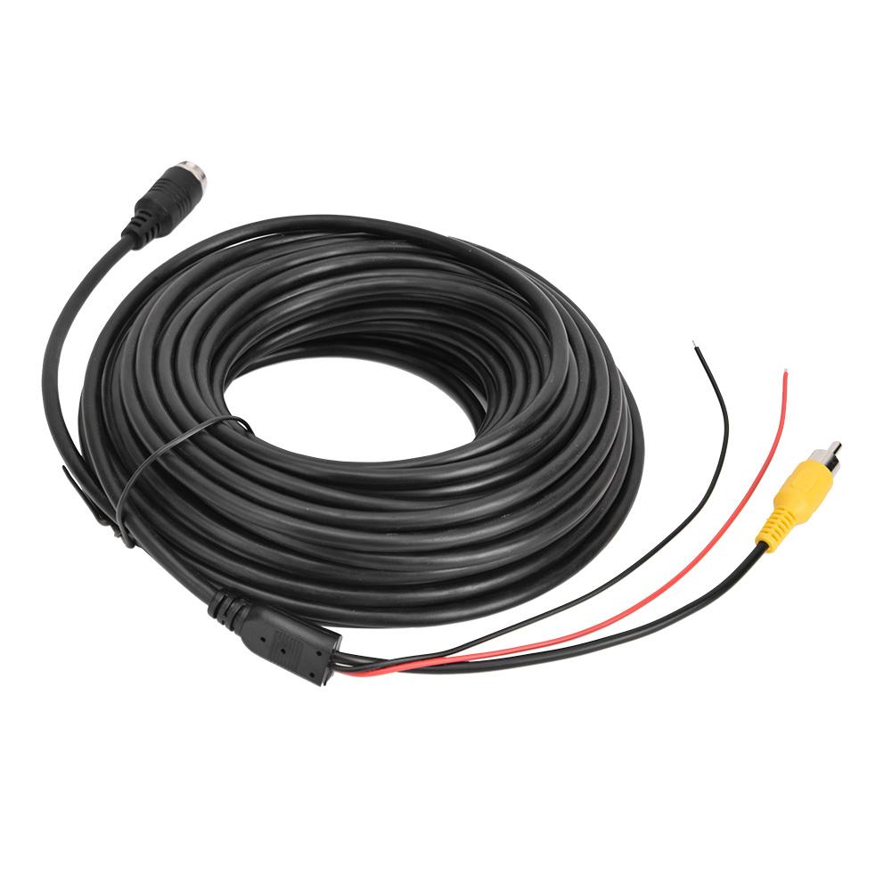 Male Connector Cable Line for Car Vehicle Rear View Backup Reversing Camera Monitor (15m)