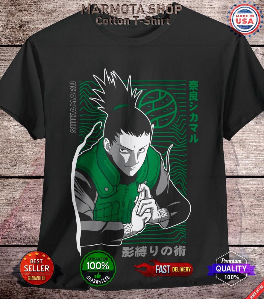 

Shikamaru Nara Shirt Naruto Shippuden Itachi Anime Unisex Tee T-Shirt All Size XL