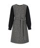 SOUP Color Mixed Sleeve Dress (Sabopf1)