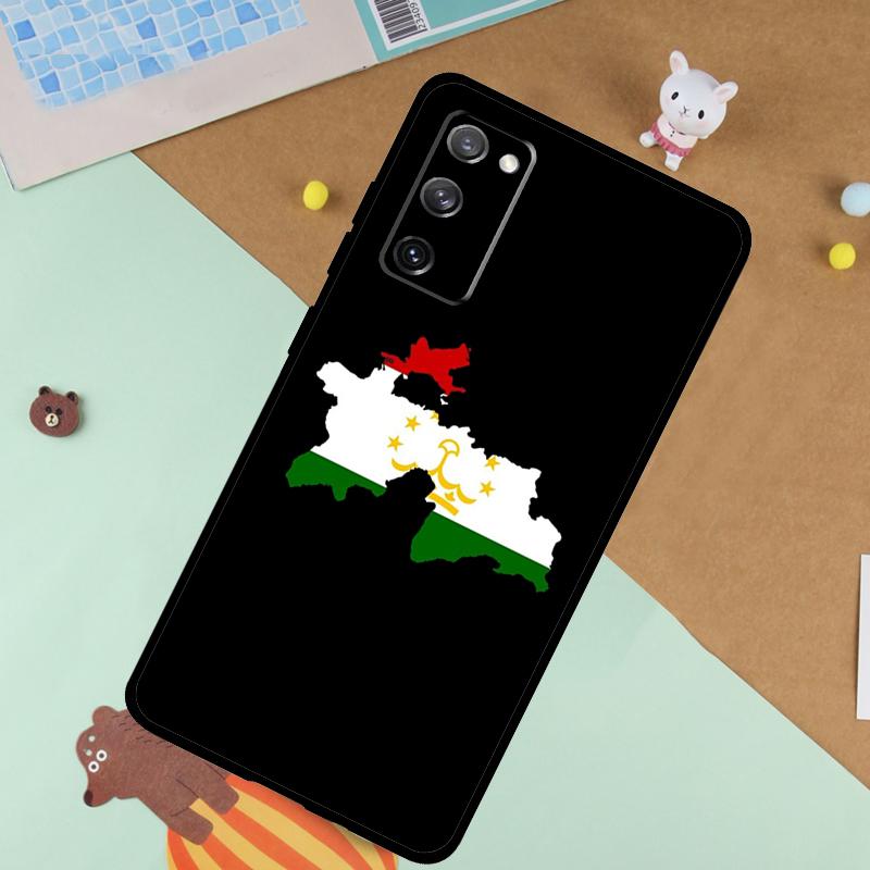 Tajikistan Flag Soft Case For Samsung Galaxy S24 Ultra S9 S10 S20 S22 S23 Plus S21 FE S25 Ultra Funda Cover