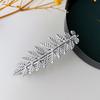 Bride Leaf Hairband Party Metal Leaf Hair Accessory Elegant Crown Headband Leaf Hairpin