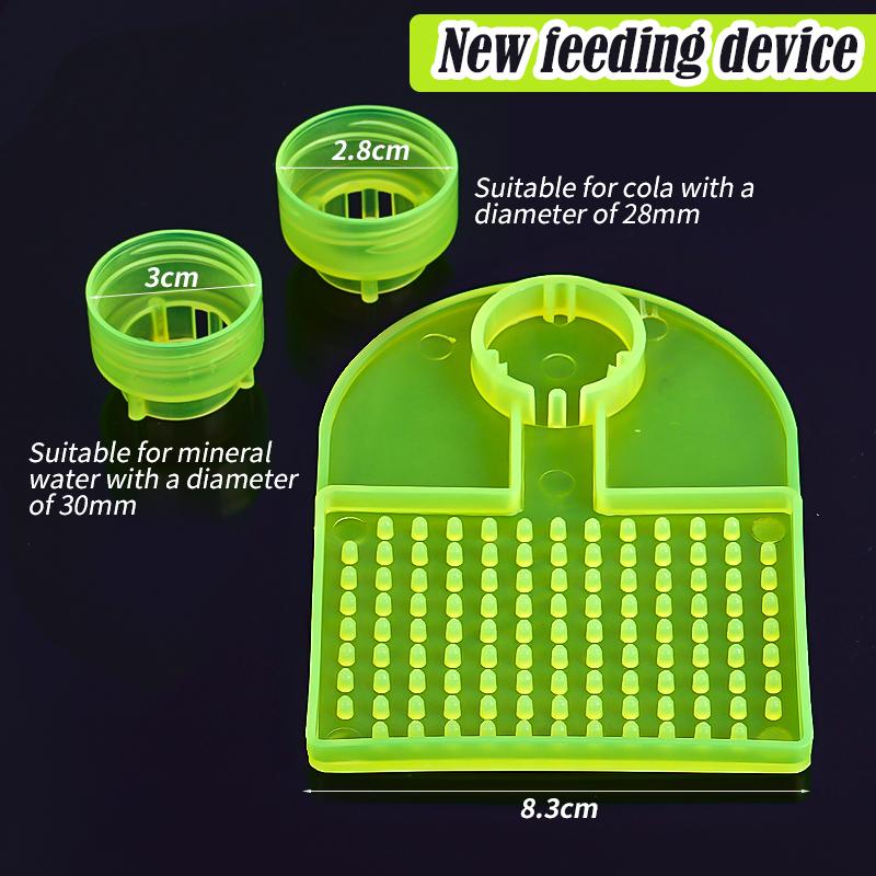 1/2pcs Bees Water Feeder New Design Entrance In Beehive Feeding Internal Mineral Bottle Anti Drowning Beekeeping Supplies 1pcs