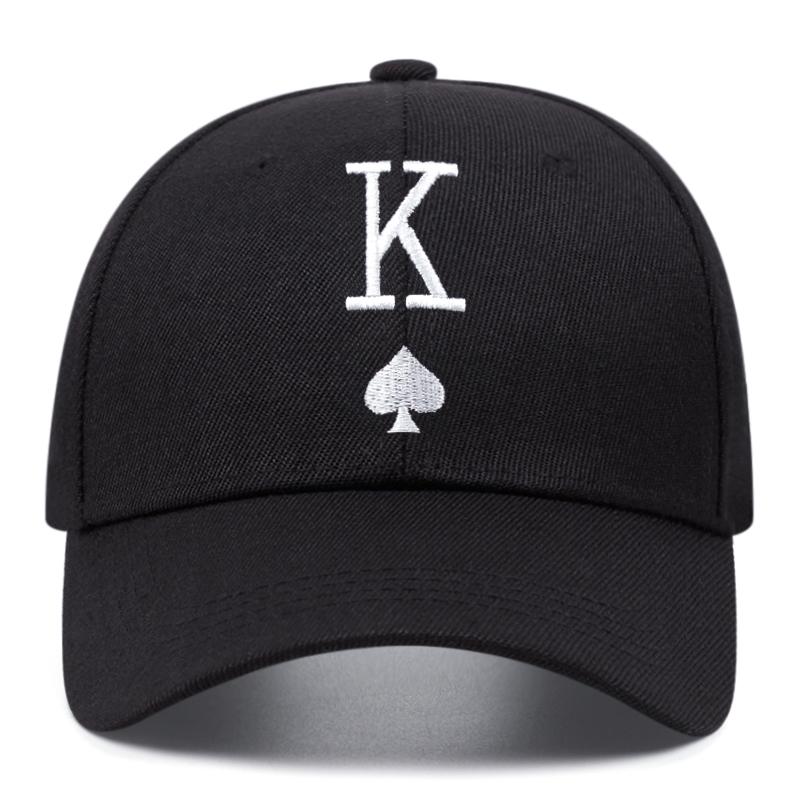 Poker Letter Embroidered Baseball Hat Snapback Caps Hip-hop Hats Outdoor Adjustable Fashion Men Women Cowboy Sunscreen Hat