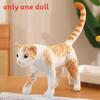 Plush Cat Pillow Toy With Soft Short Plush Fabric For Kids And Girls