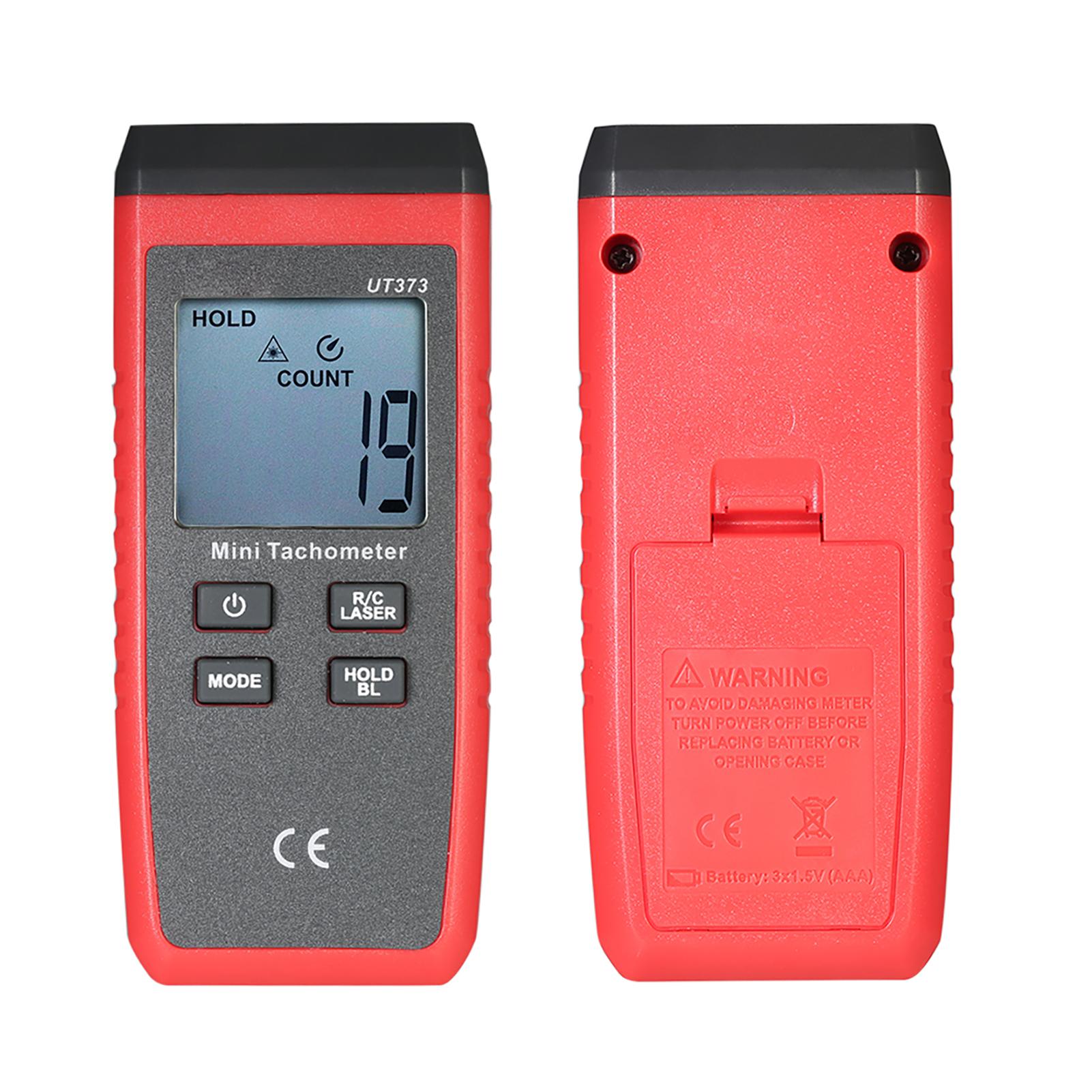 

-T UT373 Handheld LCD Digital Tachometer Speedometer Tach Meter Measuring Rang 0 . 99 COUNT