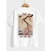 Today Tomorrow Tokyo Flower Festival T Shirt Unisex Fashion ONeck Tshirts Summer Cotton Tops Fashion Loose Street Hip Hop TShirts