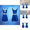 Fantastic Four Cosplay Bodysuit For Halloween Dress Up With Durable Milk Silk Fabric For Kids And Adults