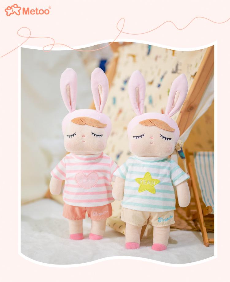 Mitu Baby Angela Dress-Up Doll - Cute Rabbit Plush Toy Gift for Children