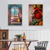 Kitchen Posters Grains Spices Spoon Peppers Canvas Painting Wall Art Modern Food Picture Restaurant Decor Nordic Home Decoration