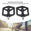 1 Pair Bike Pedal Anti Slip Nylon       Flat Pedals for Road Mountain Bike