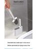 Silicone Toilet Brush Set - No Dead Angle, Wall-Mounted Bathroom Cleaning Tool