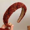 Hochwertiges rotes Neujahrs-Haarband für Damen, Retro-Haarspange, Weihnachts-Haarband Haarschmuck
