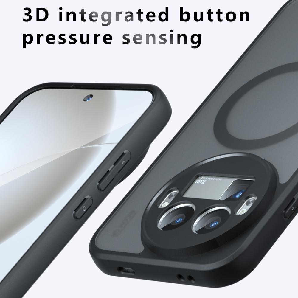 For Realme GT8 and GT8 Pro Case Magsafe Matte Frosted Translucent Airbag Drop-proof Non-yellowing Anti-Fingerprint Cover