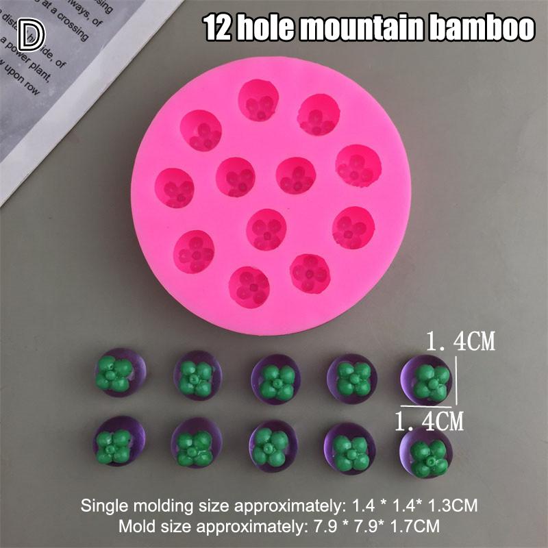 Silikonfruktformar för tårtdekoration 3D-frukt Choklad Fondant Dekorativa formar Godis Gelé Gummy Tvålform