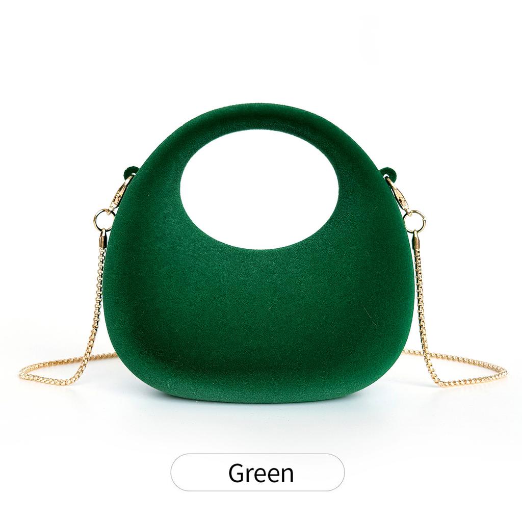 Stylish Mini Velvet Evening Bag Womens Chain Crossbody Bag Wedding Party Shoulder Bag Luxury Designer Evening Handbag Coin Purse