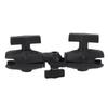 8.1 Inches Double Socket Swivel Ratchet Arm for RAM Mounts C Size 1.5in Ball Components 360 Degree Rotation