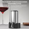 304 Stainless Steel Electric Wine Decanter Retractable Dispenser Automatic Type-C Cordless Wine Aerator Pourer Slanted Outlet