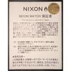 Used NIXON analog clock the 51-30 with box and spare pieces
