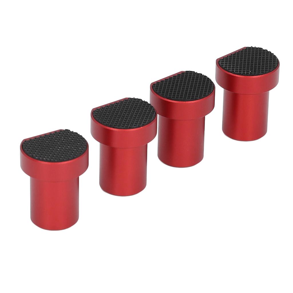 4PCS 20mm Bench Dogs with Non Slip Pad Aluminum Alloy Table Stop Woodworking Bench Hole Limit Block