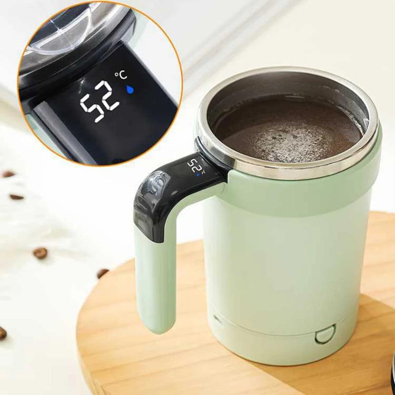 Smart Temperature Control Stirring Cup - Portable Auto-Mix for Coffee, Protein Shakes & Drinks