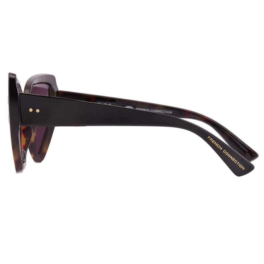 French Connection Fc 23 145 Emb Blk Smoke Cat Eye Ladies Sunglasses 10266541.lts Emb Blk