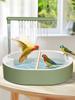 Vogel-Badebecken USB Elektrisch Zirkulierendes Wasser Automatische Dusche Haustier Vogelbad Käfigbecken Für Wellensittich Nymphensittich Vögel Papageien Spielzeug