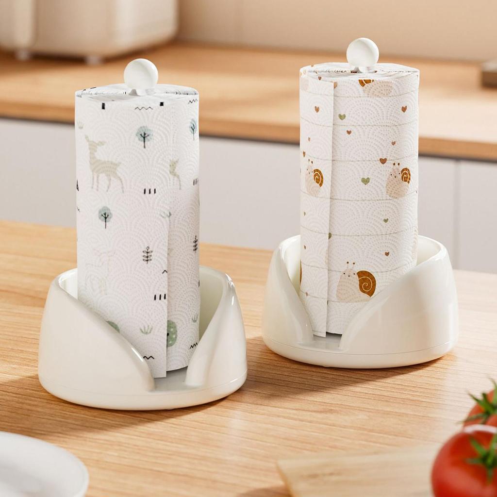 Paper Towel Holder Multi-functional Stainless Steel Rotating Home Supplies Kitchen Towel Holder for Home Apartment Counter Hotel