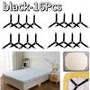 4Pcs Adjustable Bed Sheet and Quilt Holder for Bed Sheet Organizer Mattress Cover Clip for Home Elastic Straps Adjustable Clips