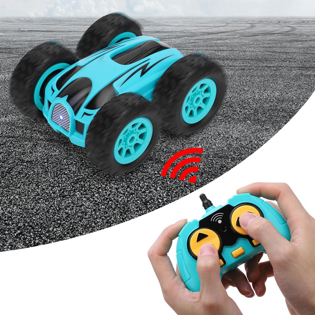 Stunt 2.4G High Speed TwoSided 360 Degree Rotate Wireless RC Car Fourwheel Drive(yellow )