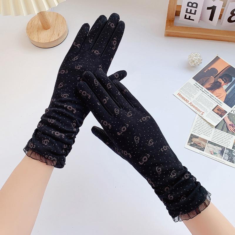 Sunscreen Gloves Women's Summer Thin Medium and Long UV Protection