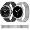 Metal Link Strap for Samsung Galaxy Watch 8 44mm 40mm Stainless Steel Band for Galaxy Watch 8 Classic 46mm/Ultra 47mm Strap