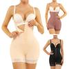 Damen Shapewear Bauchkontroll-Shorts Nach der Operation Kompressions-Po-Lifter mit Reißverschluss im Schritt Anti-Roll-Silikonstreifen Schlankmachender Body Shaper