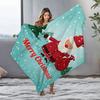 Soft Fluffy Throw Blanket Cozy Warm Sherpa Fleece Blanket Decorative Bedspread Couch Cover Gift Holiday Home Decor Christmas