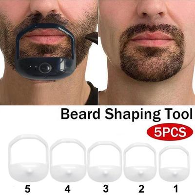Kit de Coiffage pour Barbe: 7 Modèles de Barbe de Bouc en 5 Tailles