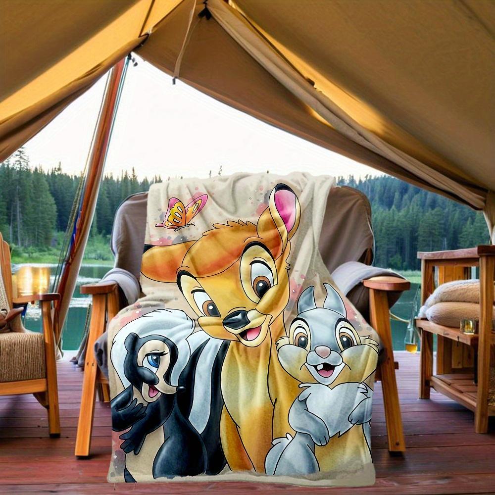 1 pezzo, Coperta Bambi Arredamento Stagionale per la Casa, Morbide Coperte Plaid, Esterno, Soggiorno, Viaggio