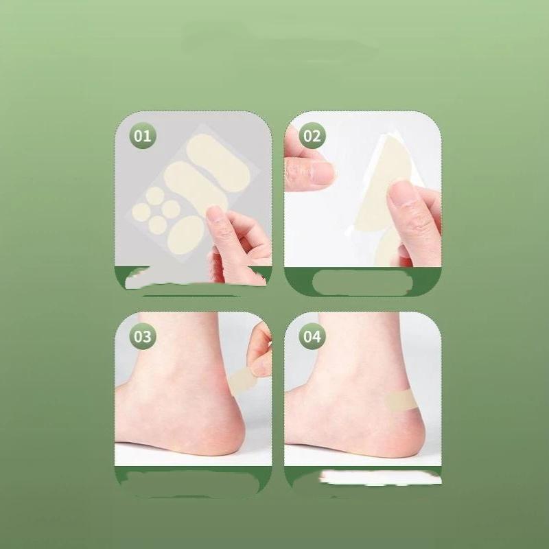 Anti-Wear Foot Patches Women Men Invisible Gel Heel Protector Foot Care Adhesive Patch Stickers Cushion Foot Care Tool