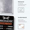 Vintage Mechanic Metal Sign - Rustic Wrench Tool Iron Wall Art Decor For Garage Workshop Home