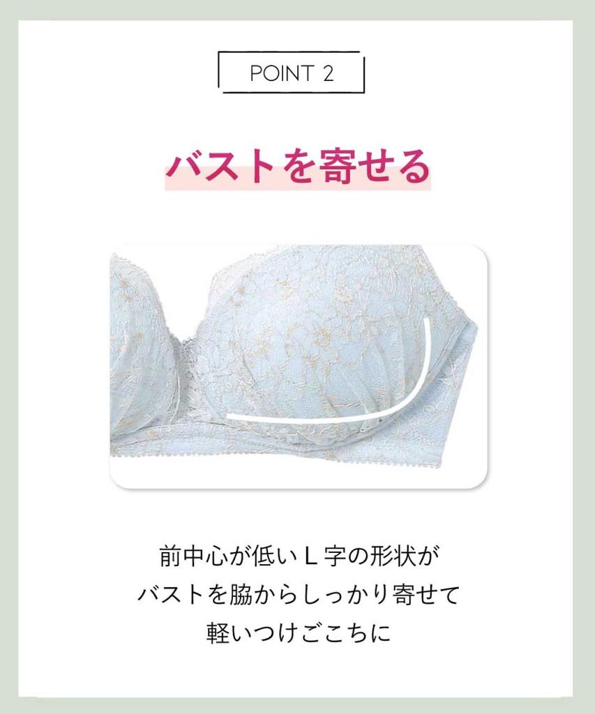 bra that shows off cleavage and holds the bust firmly from the sides BE F65 [Amphi/Wacoal] Non-wired [BLH393 series] Bra, wireless, BLH393, women's,