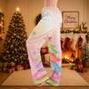 Women's Christmas Printed Pajama Pants Casual Holiday Sleepwear