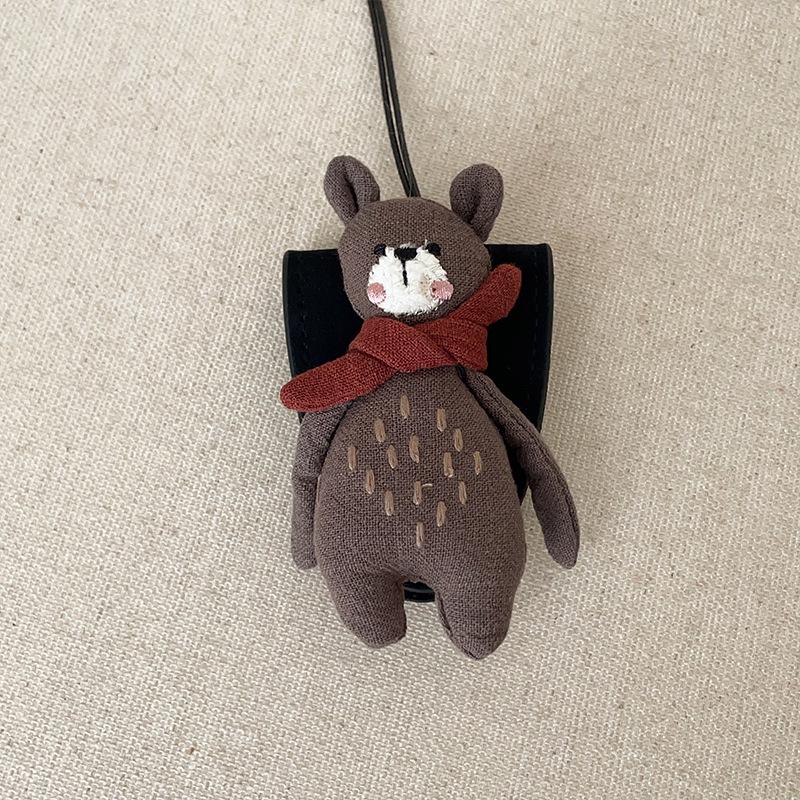 Handmade Plush Doll Lanyard & Magnetic Sunglasses Clip Necklace - Cute Versatile Choker & Sweater Chain for Women