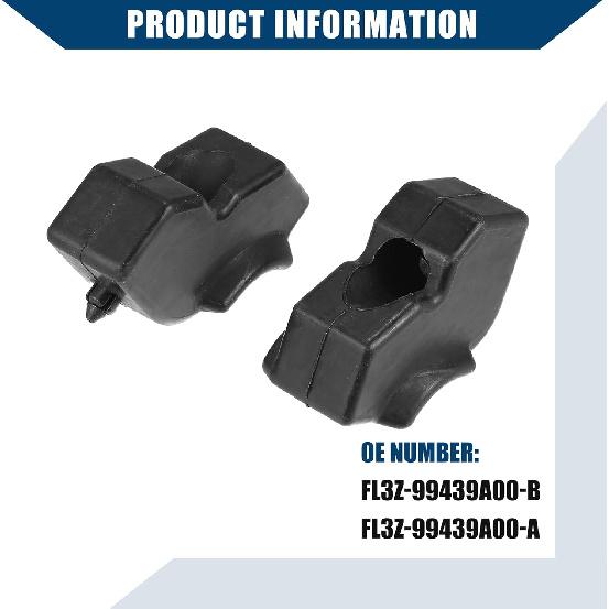 No.FL3Z-99439A00-B Tailgate Stop Bumpers for Ford F-150 2015-2020 / Tailgate Stopper/Durable Rubber / 2Pcs Black