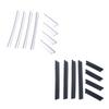 8pcs Car Door Edge Guards Set Auto Slim Bumper Strip Kit Trim Molding Protection Anti-rub Scratch